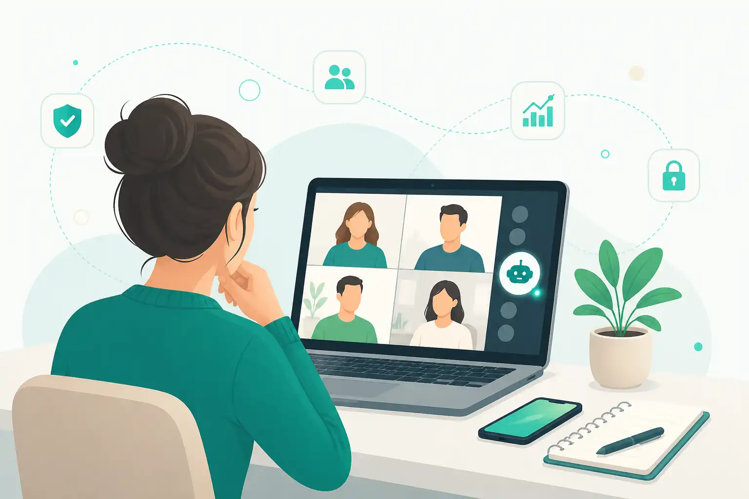 KI-Meetingnotizen sicher nutzen: So schützt du vertrauliche Gespräche im Team